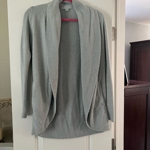 Barefoot Dreams Light Gray Cardigan